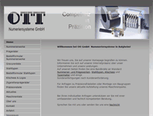 Tablet Screenshot of ott-numeriersysteme.eu